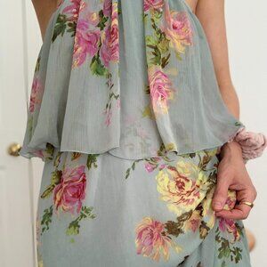 ASOS Floral Ruffle Dress